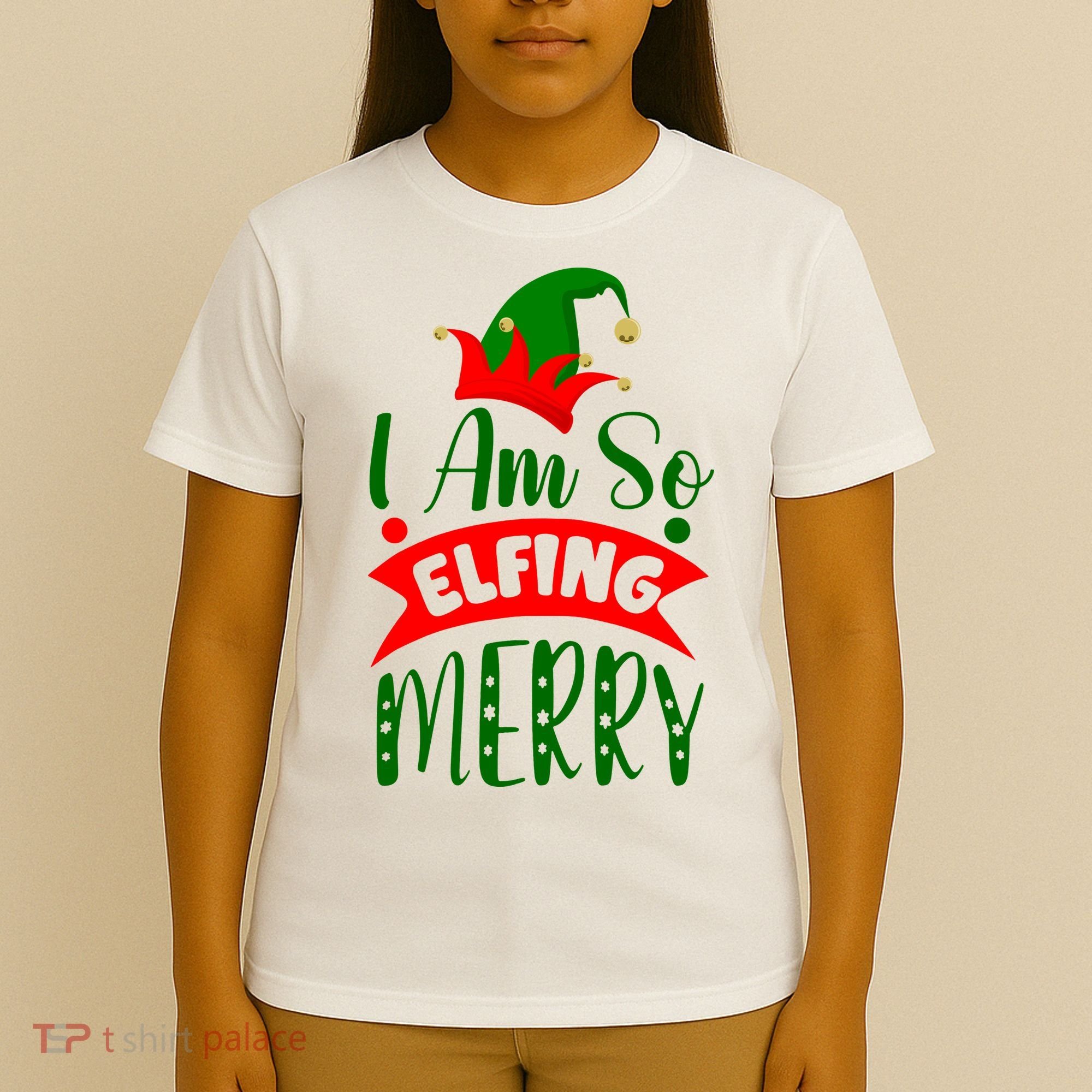 I Am So Elfing Merry Funny Christmas Elf T-Shirt