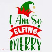 I Am So Elfing Merry Funny Christmas Elf Women's Hoodie thumb 2