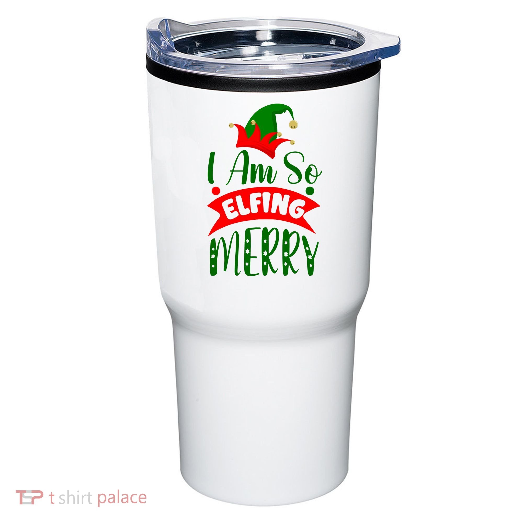 I Am So Elfing Merry Funny Christmas Elf Tumbler