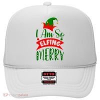 I Am So Elfing Merry Funny Christmas Elf Hat thumb 0