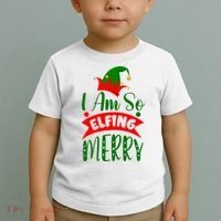 I Am So Elfing Merry Funny Christmas Elf Toddler T-Shirt thumb 2