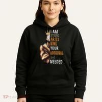 I Am Strong Aries King Crown Zodiac Horoscope Gift Hoodie thumb 5