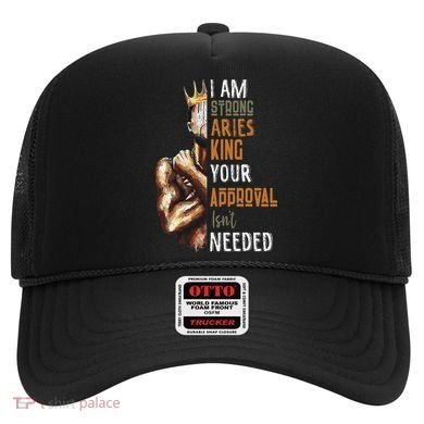 I Am Strong Aries King Crown Zodiac Horoscope Gift Hat