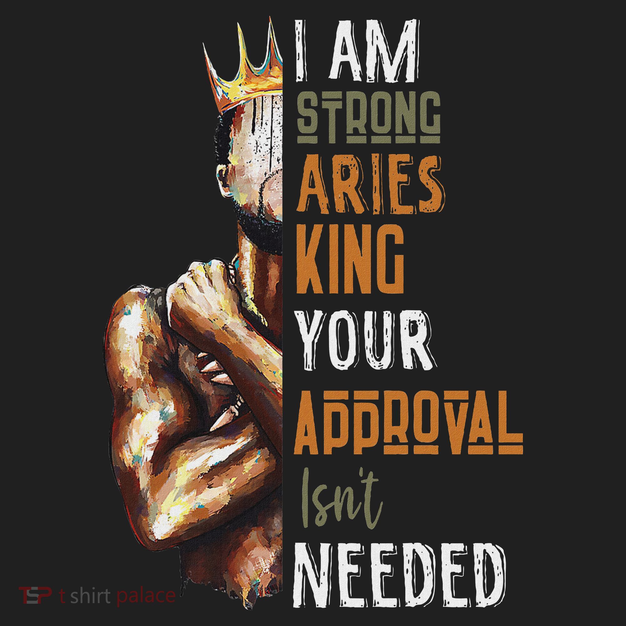 I Am Strong Aries King Crown Zodiac Horoscope Gift Hat