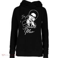 Im A Sowell Man Thomas African American Economist Womens Funnel Neck Pullover Hood thumb 0