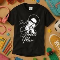 Im A Sowell Man Thomas African American Economist Kids T-Shirt thumb 3