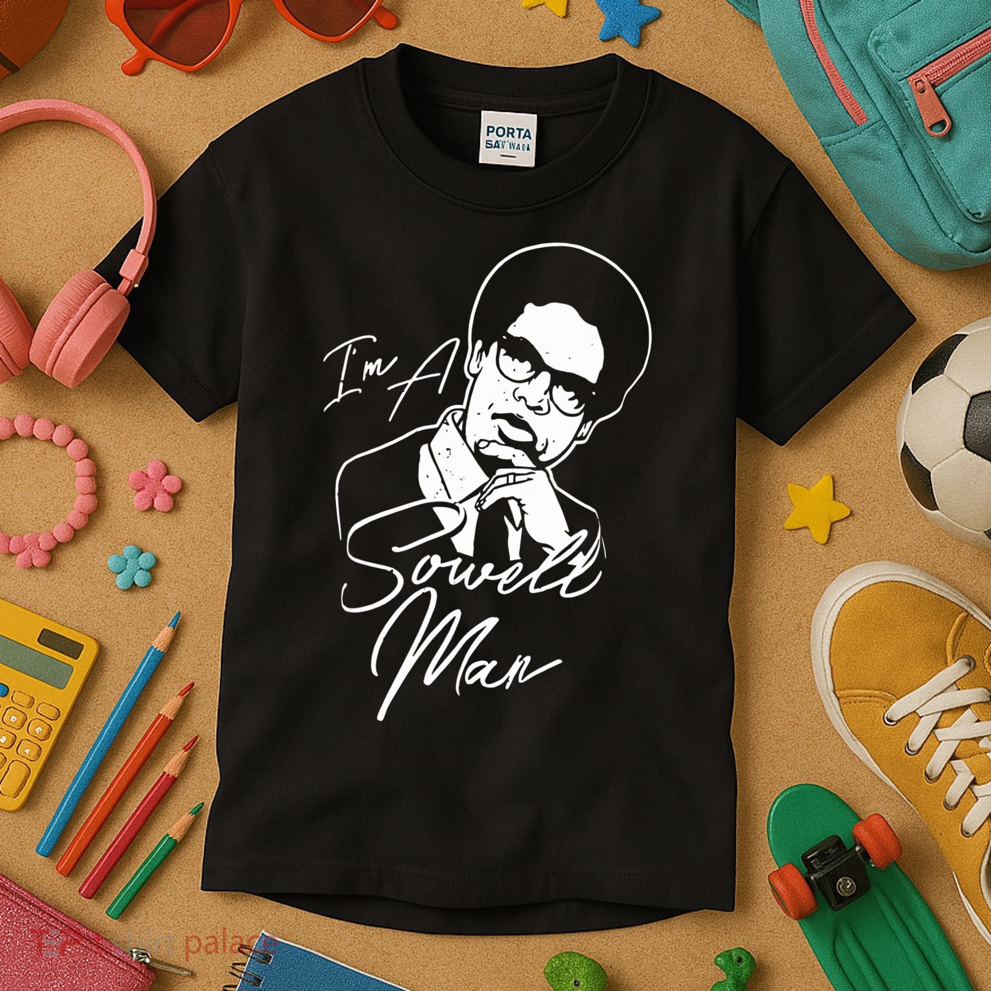 Im A Sowell Man Thomas African American Economist Kids T-Shirt