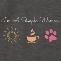 Im A Simple Woman Sunshine Coffee Paw Dog Cute Funny Gift Women's Tank Top thumb 5