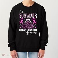 I'm A Survivor Breast Cancer Awareness Women's Sweatshirt thumb 0