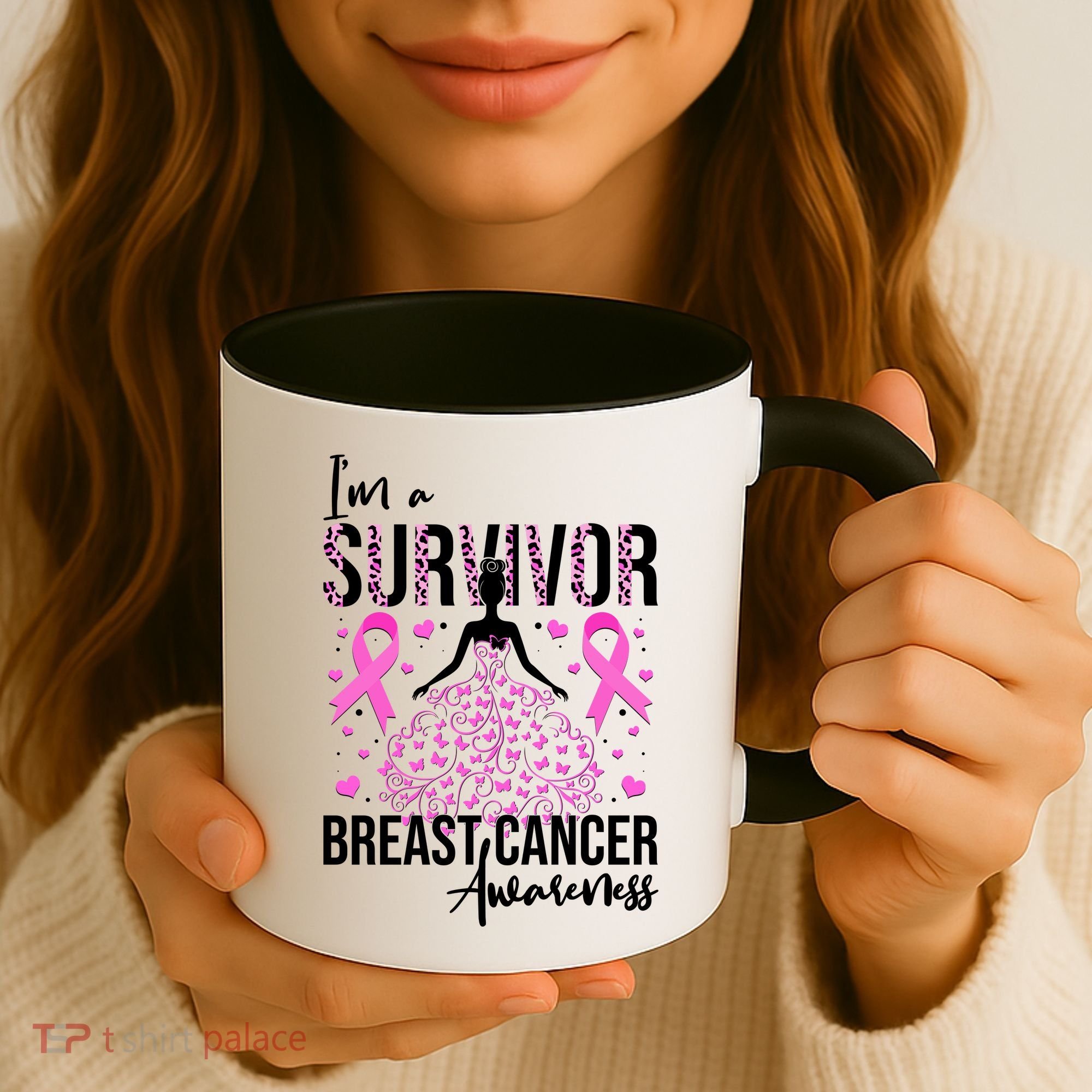 I'm A Survivor Breast Cancer Awareness Coffee Mug