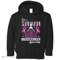 I'm A Survivor Breast Cancer Awareness Toddler Hoodie thumb 0