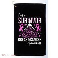 I'm A Survivor Breast Cancer Awareness Golf Towel thumb 0