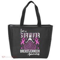 I'm A Survivor Breast Cancer Awareness Tote Bag thumb 0