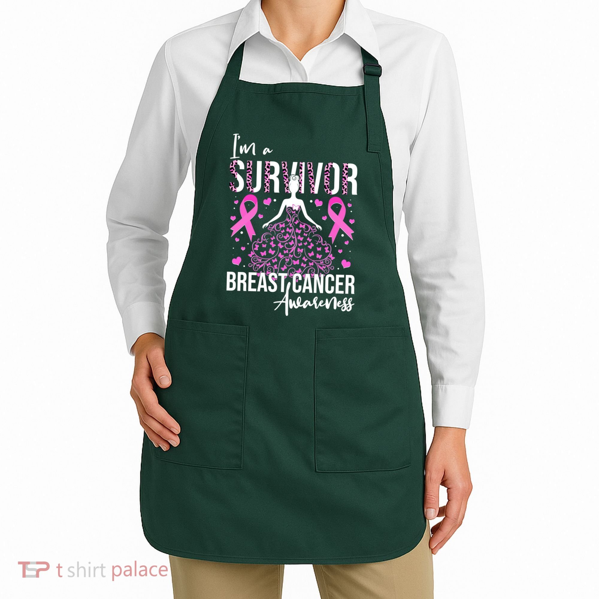 I'm A Survivor Breast Cancer Awareness Apron