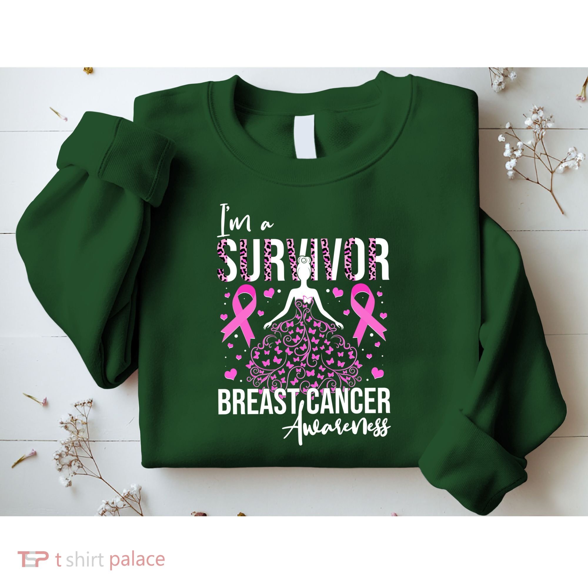 I'm A Survivor Breast Cancer Awareness Sweatshirt