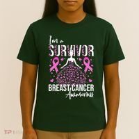 I'm A Survivor Breast Cancer Awareness T-Shirt thumb 4