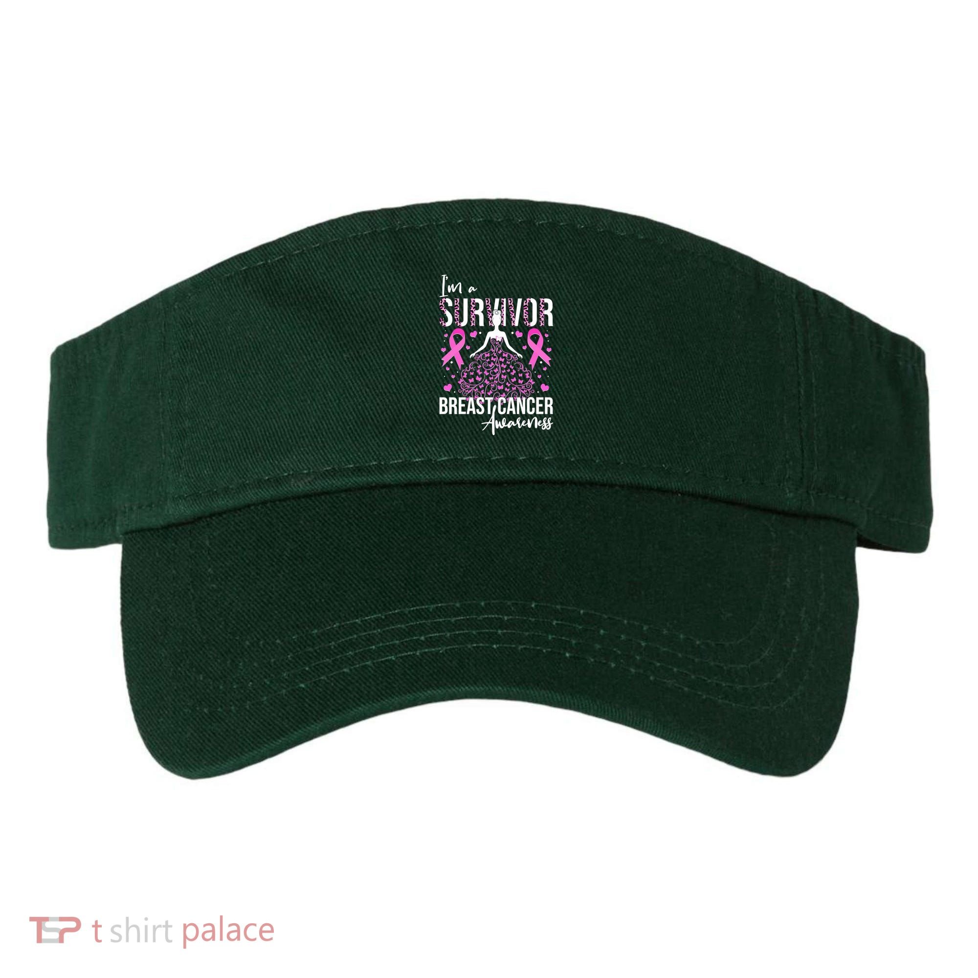 I'm A Survivor Breast Cancer Awareness Visor
