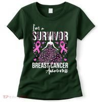 I'm A Survivor Breast Cancer Awareness Women's T-Shirt thumb 0