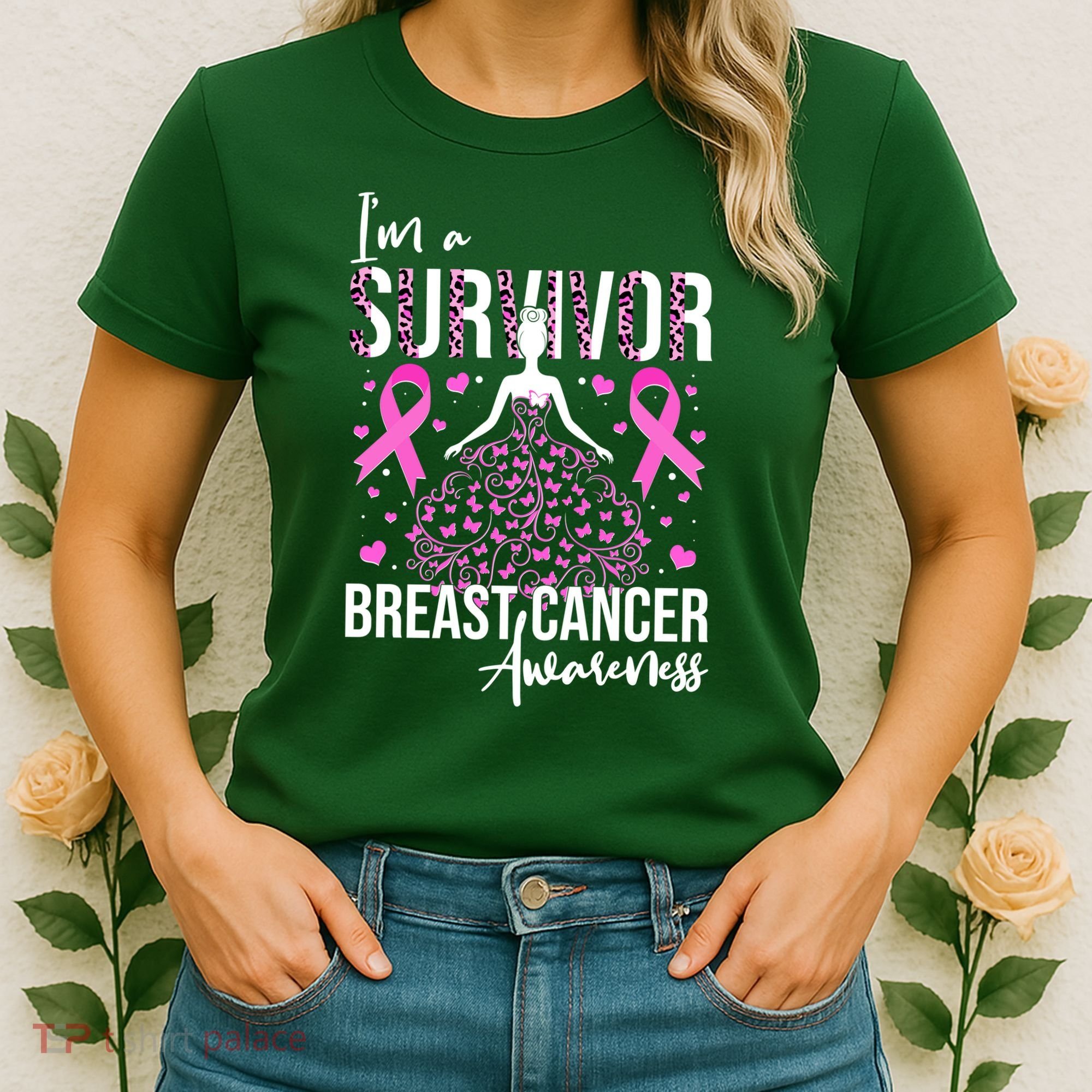 I'm A Survivor Breast Cancer Awareness Women's T-Shirt