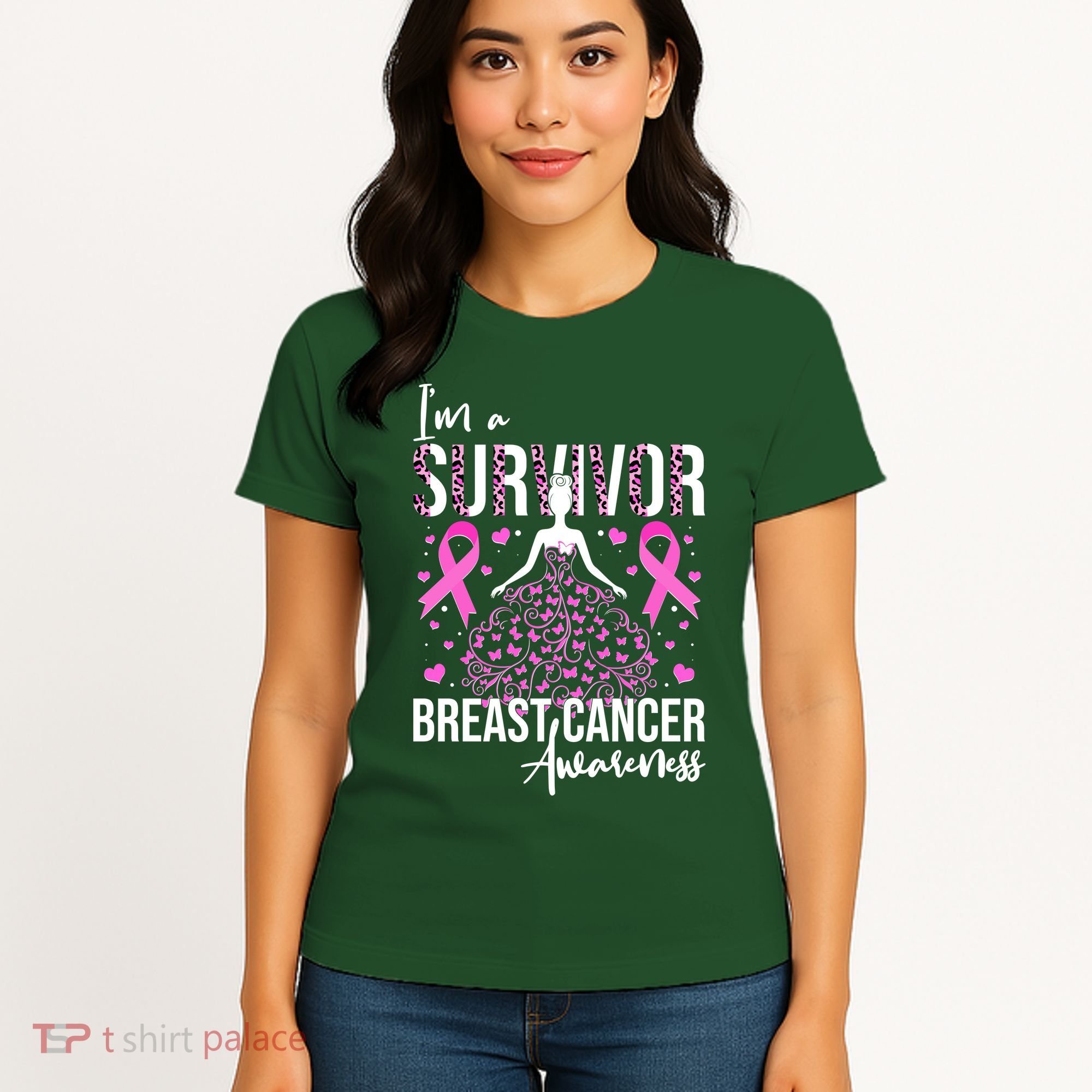 I'm A Survivor Breast Cancer Awareness Women's T-Shirt