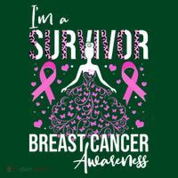 I'm A Survivor Breast Cancer Awareness Kids Sweatshirt thumb 2
