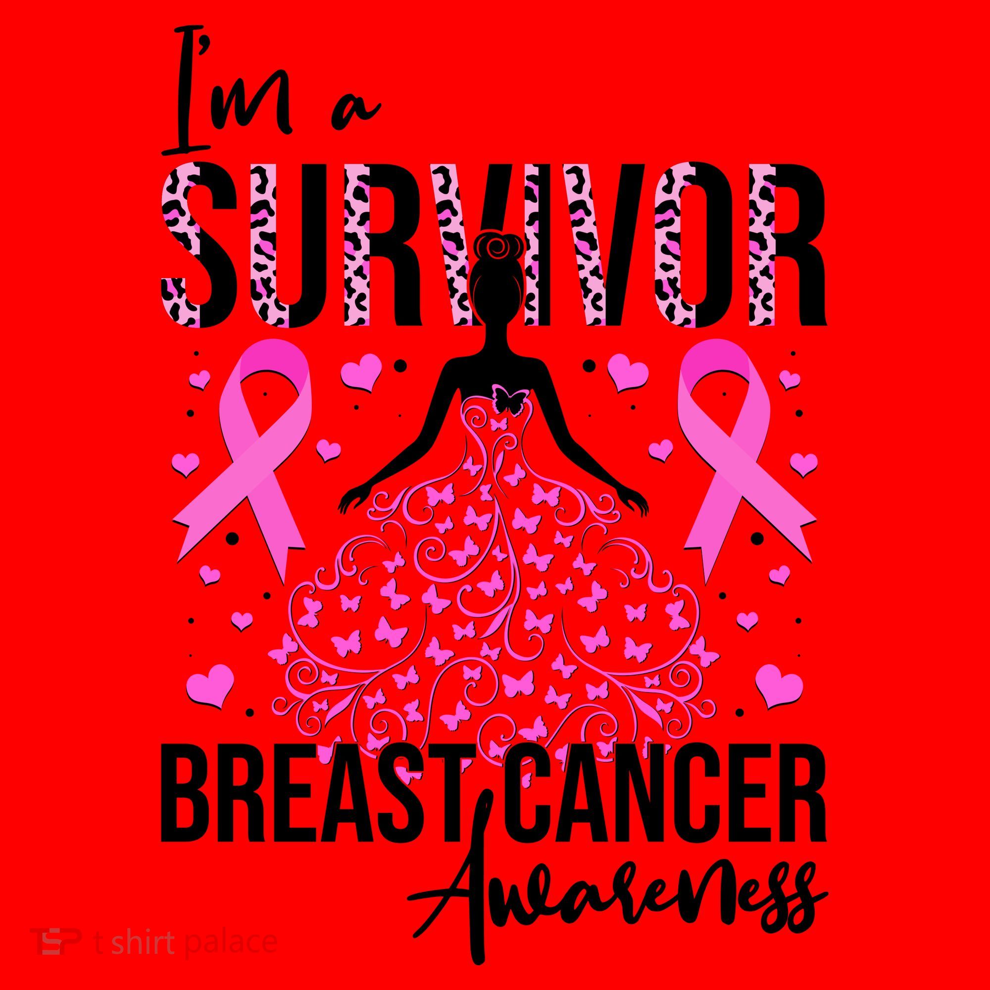 I'm A Survivor Breast Cancer Awareness Santa Hat