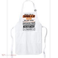 I'm A Spoiled Son Of A Freaking Awesome Mom Great Gift Apron thumb 0