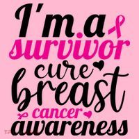 I'm A Survivor Cure Breast Cancer Awareness Coaster thumb 2