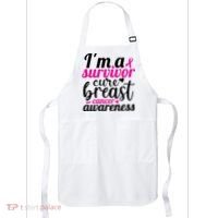 I'm A Survivor Cure Breast Cancer Awareness Apron thumb 0