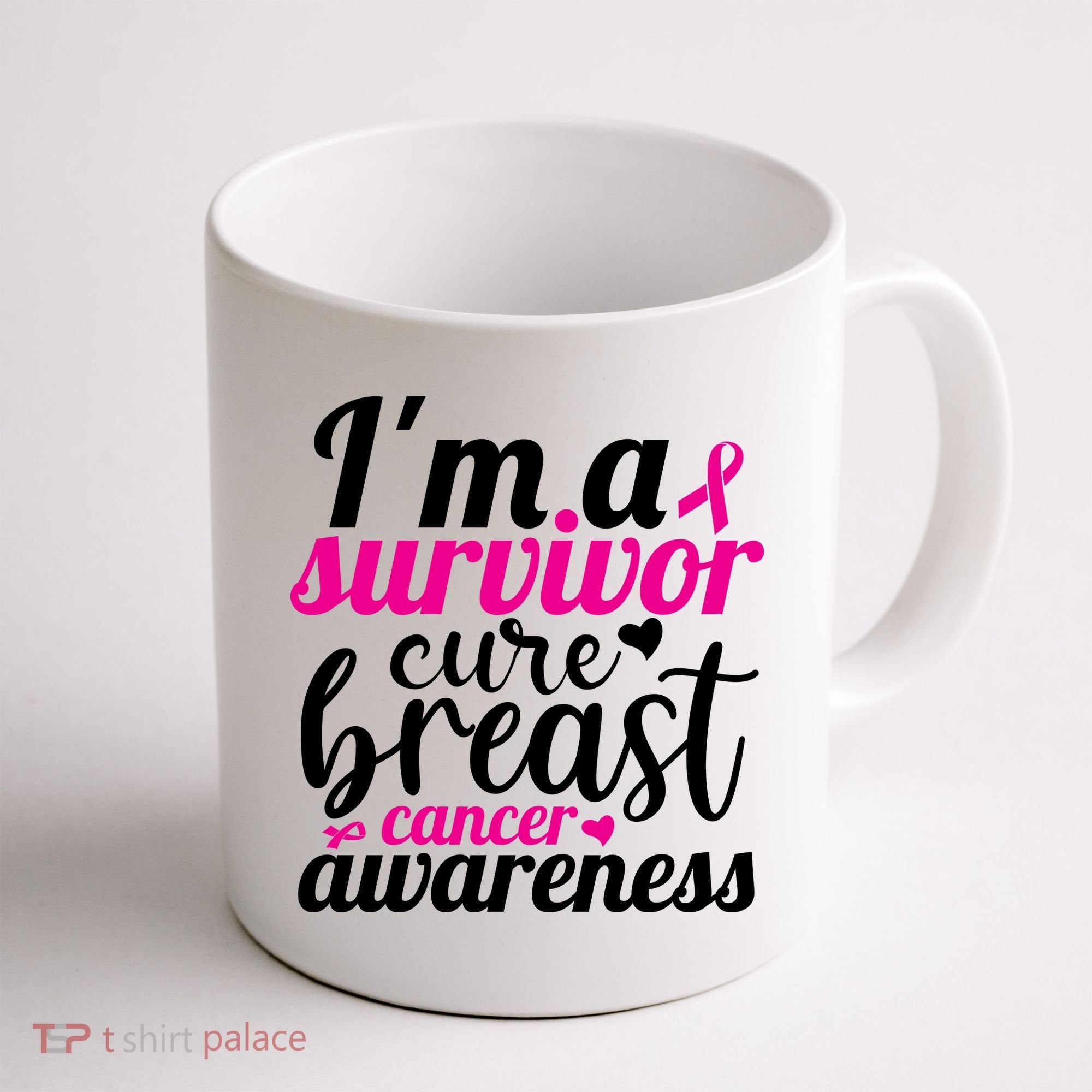 I'm A Survivor Cure Breast Cancer Awareness Coffee Mug