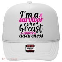I'm A Survivor Cure Breast Cancer Awareness Hat thumb 0