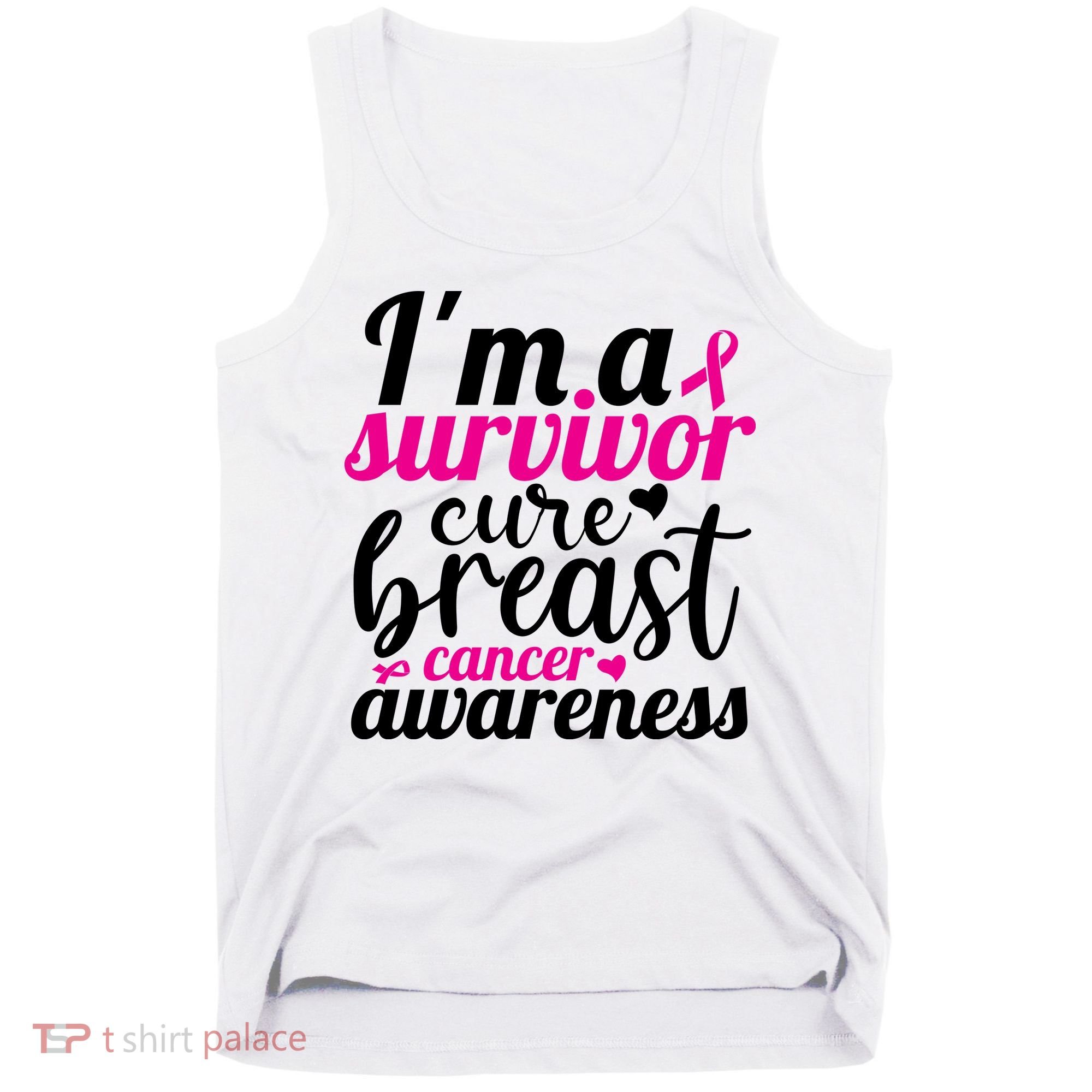 I'm A Survivor Cure Breast Cancer Awareness Tank Top
