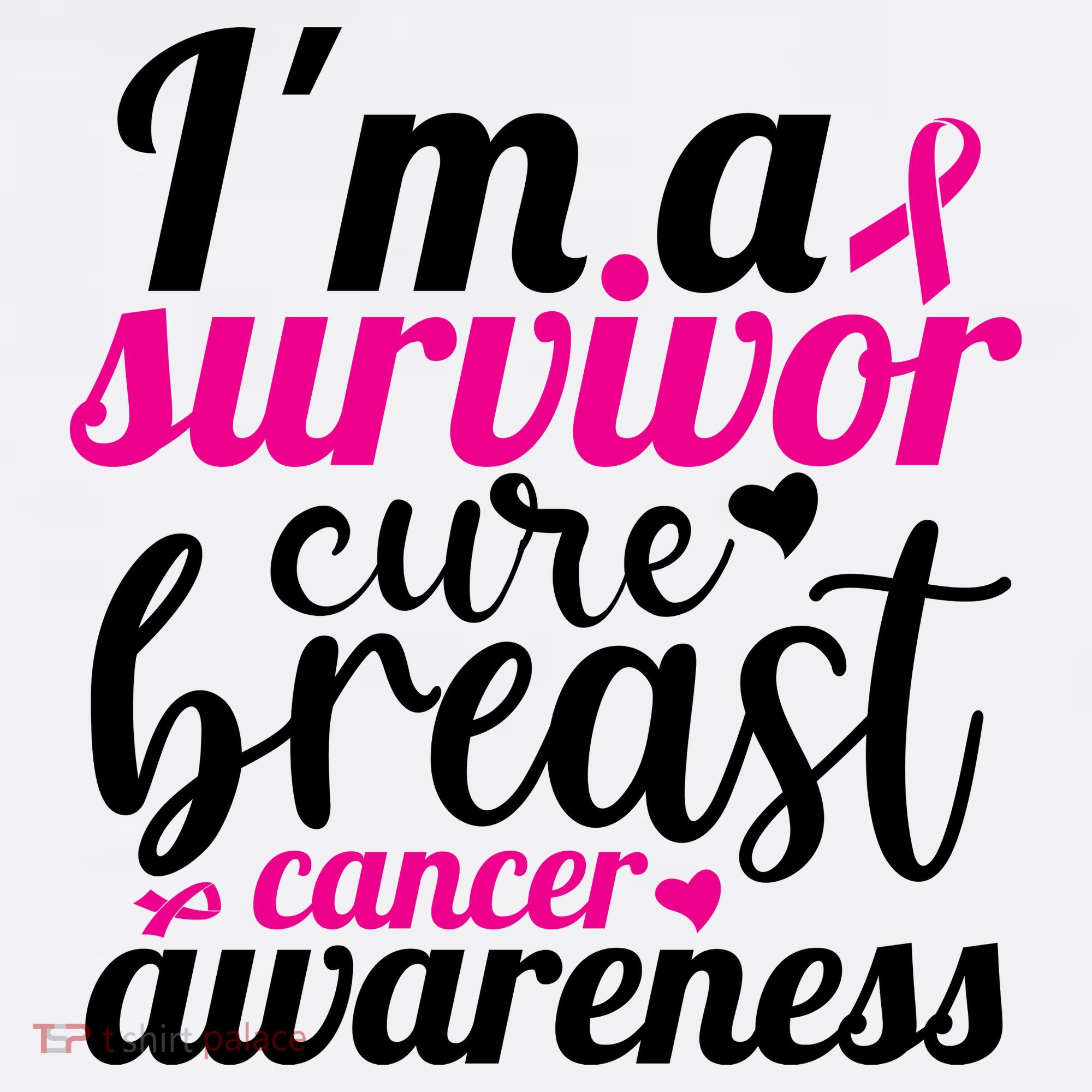 I'm A Survivor Cure Breast Cancer Awareness Kids Sweatshirt
