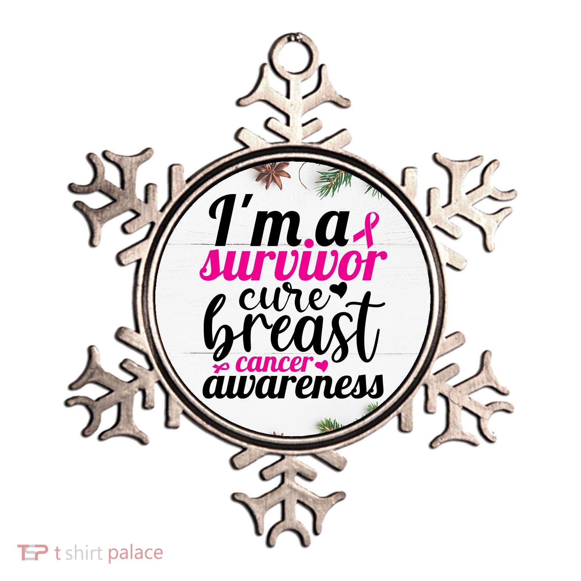 I'm A Survivor Cure Breast Cancer Awareness Ornament