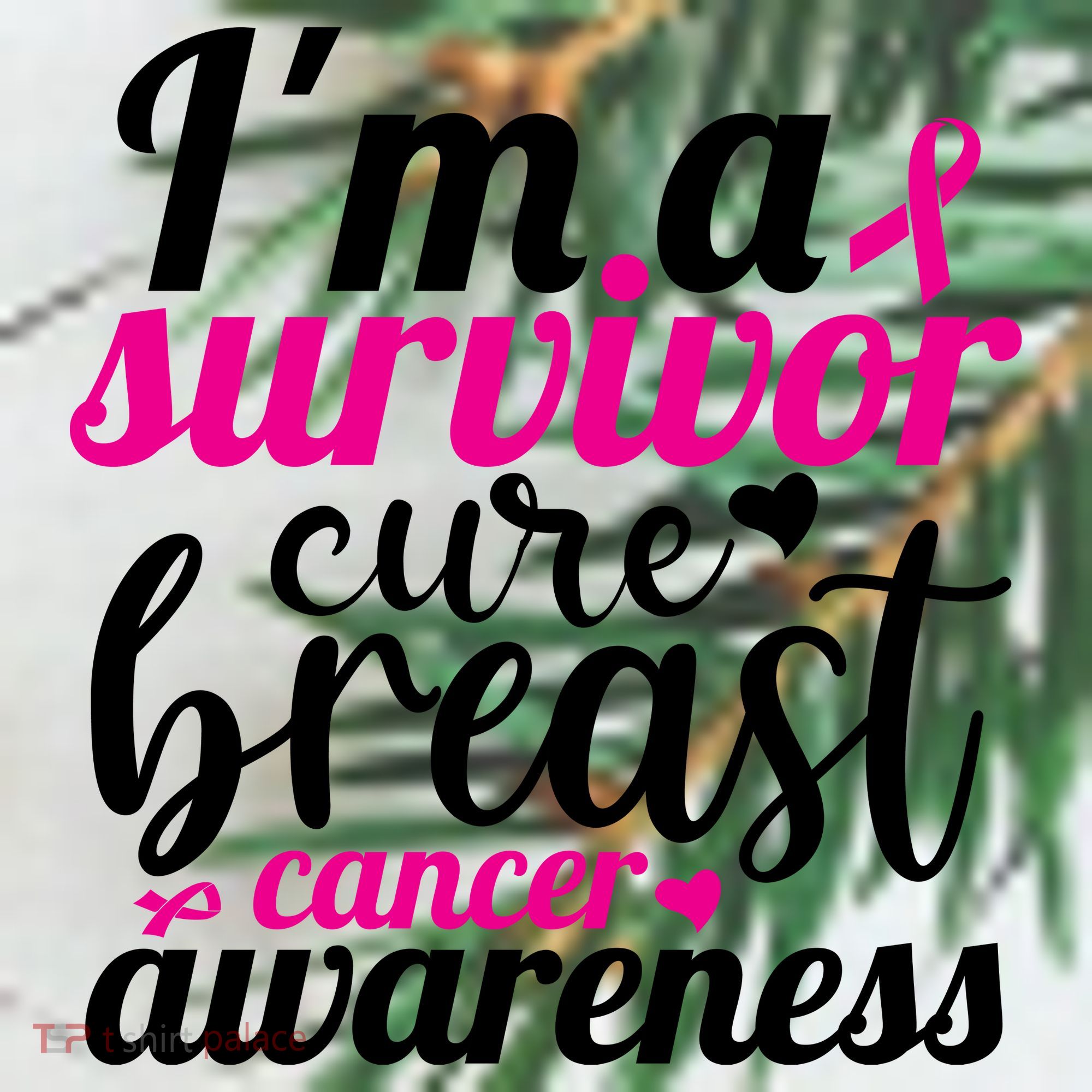 I'm A Survivor Cure Breast Cancer Awareness Ornament