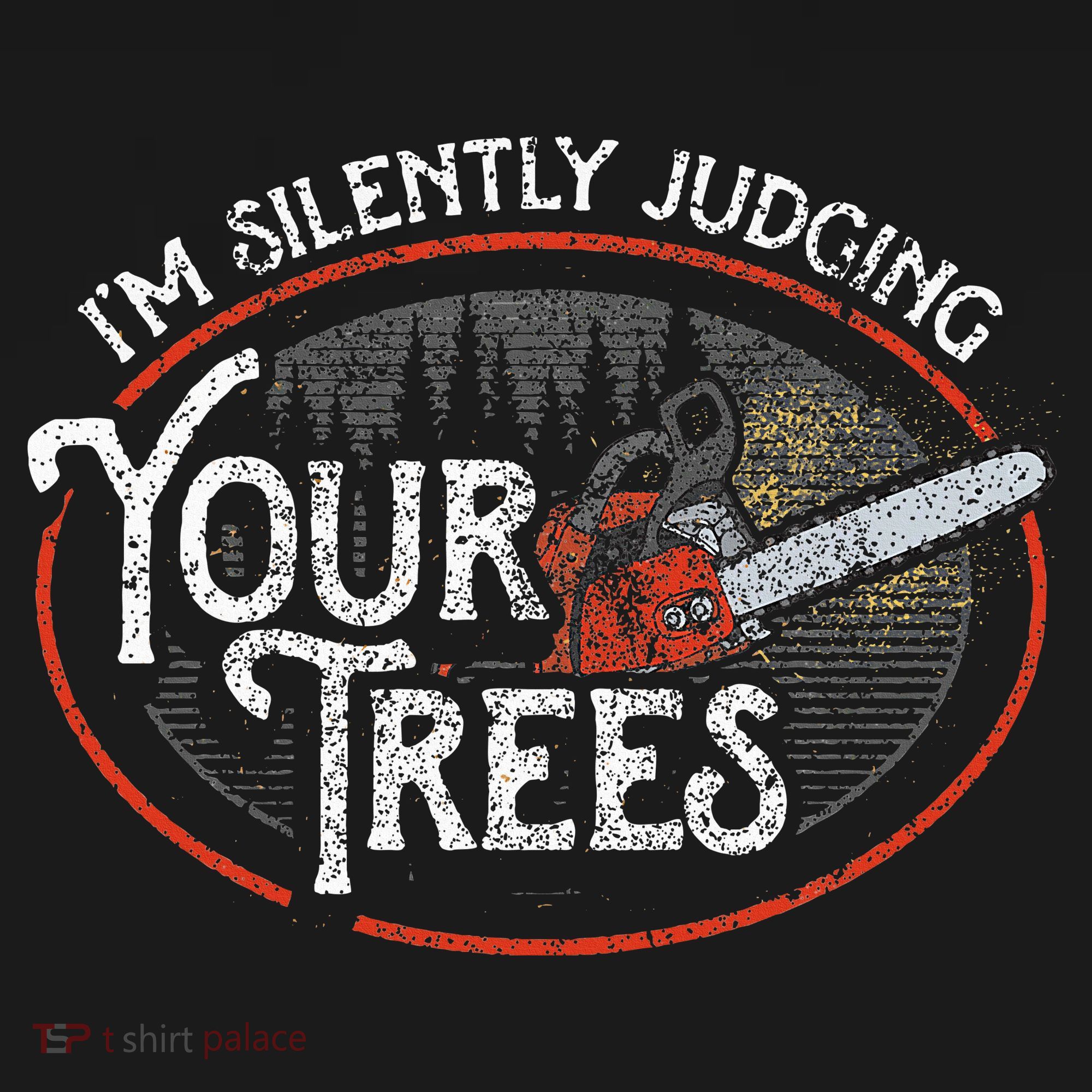 I Am Silently Judging Your Trees Arborist Tree Climbing Hoodie