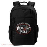 I Am Silently Judging Your Trees Arborist Tree Climbing Backpack thumb 0