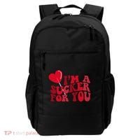 Im A Sucker For You Valentines Day Gift Retro Backpack thumb 0