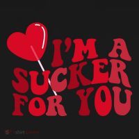 Im A Sucker For You Valentines Day Gift Retro Coaster thumb 2