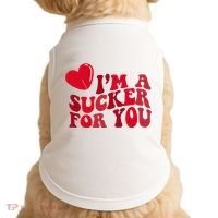 Im A Sucker For You Valentines Day Gift Retro Doggie Tank thumb 0