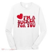 Im A Sucker For You Valentines Day Gift Retro Long Sleeve Shirt thumb 0