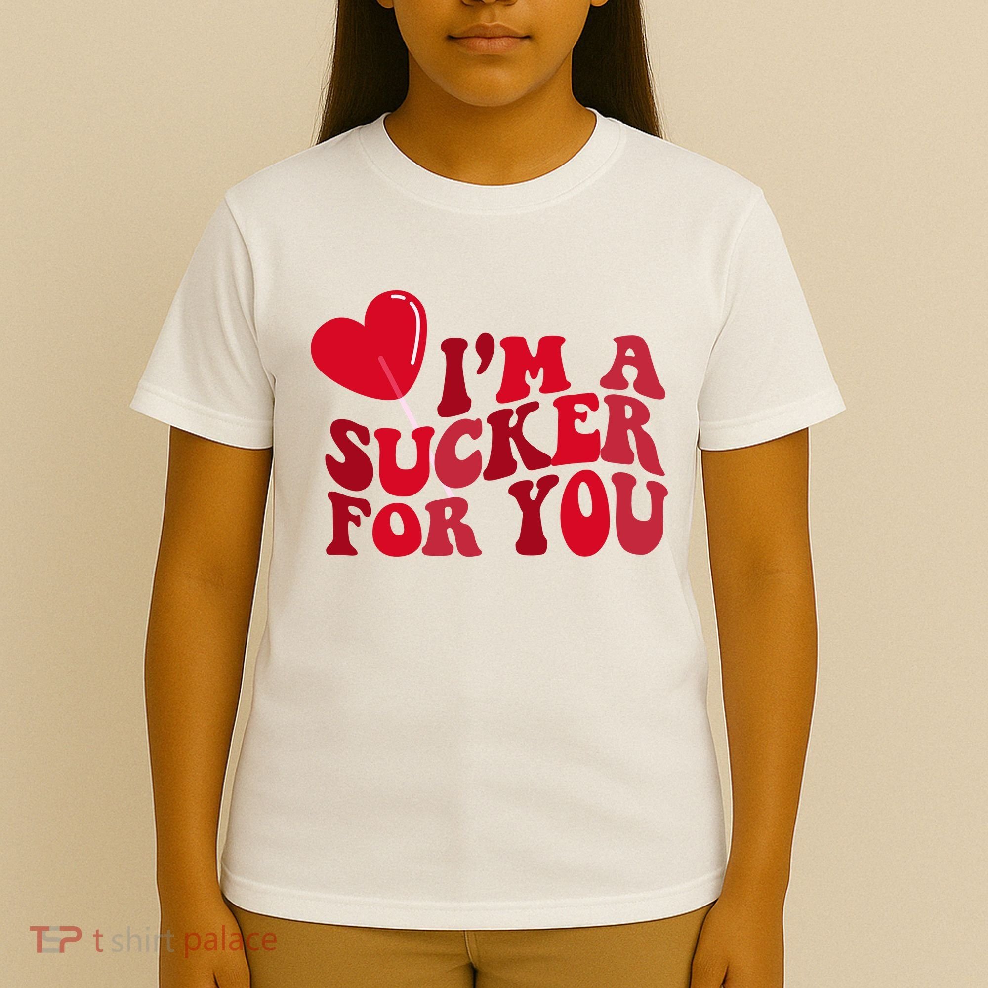 Im A Sucker For You Valentines Day Gift Retro T-Shirt