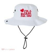 Im A Sucker For You Valentines Day Gift Retro Bucket Hat thumb 0