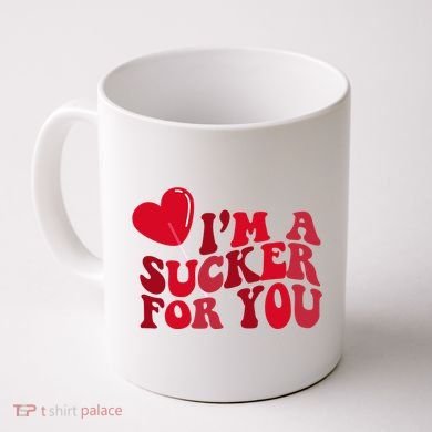 Im A Sucker For You Valentines Day Gift Retro Coffee Mug