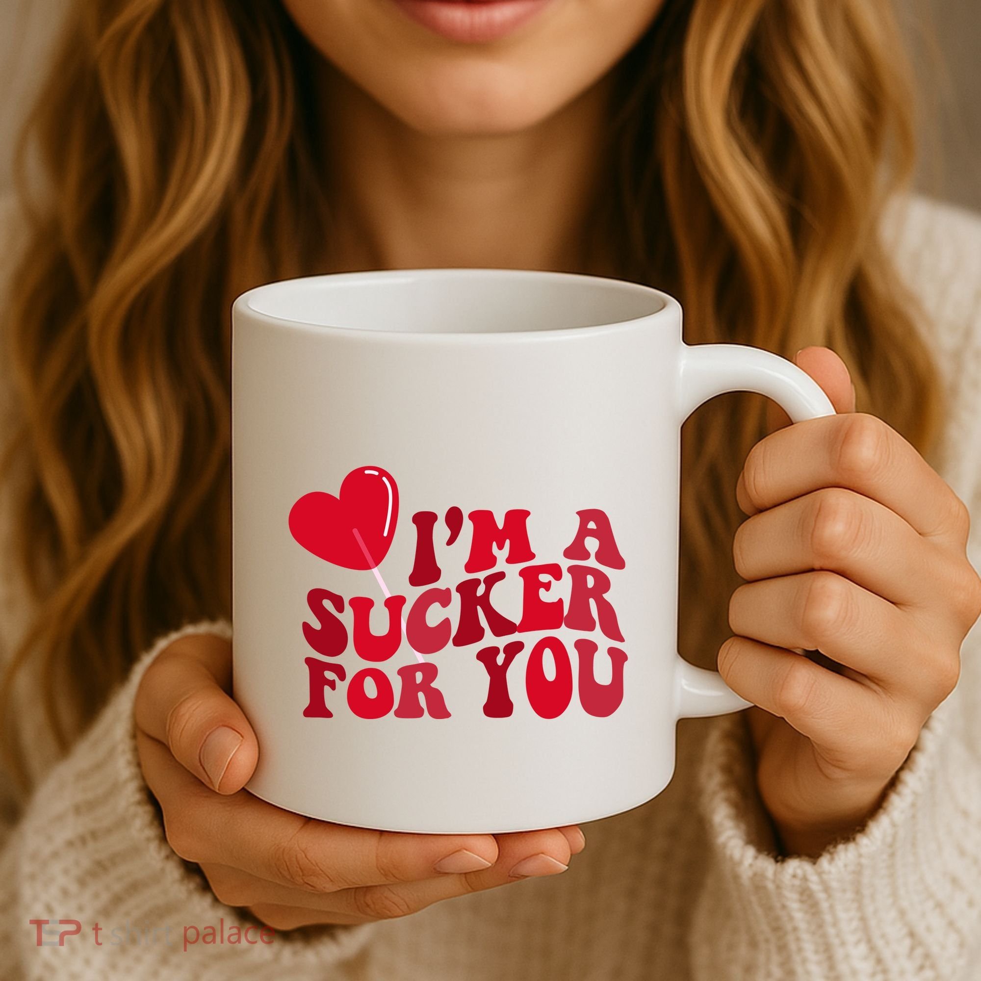 Im A Sucker For You Valentines Day Gift Retro Coffee Mug