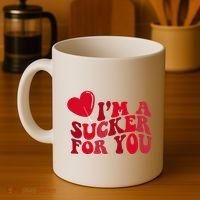 Im A Sucker For You Valentines Day Gift Retro Coffee Mug thumb 4