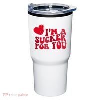 Im A Sucker For You Valentines Day Gift Retro Tumbler thumb 0