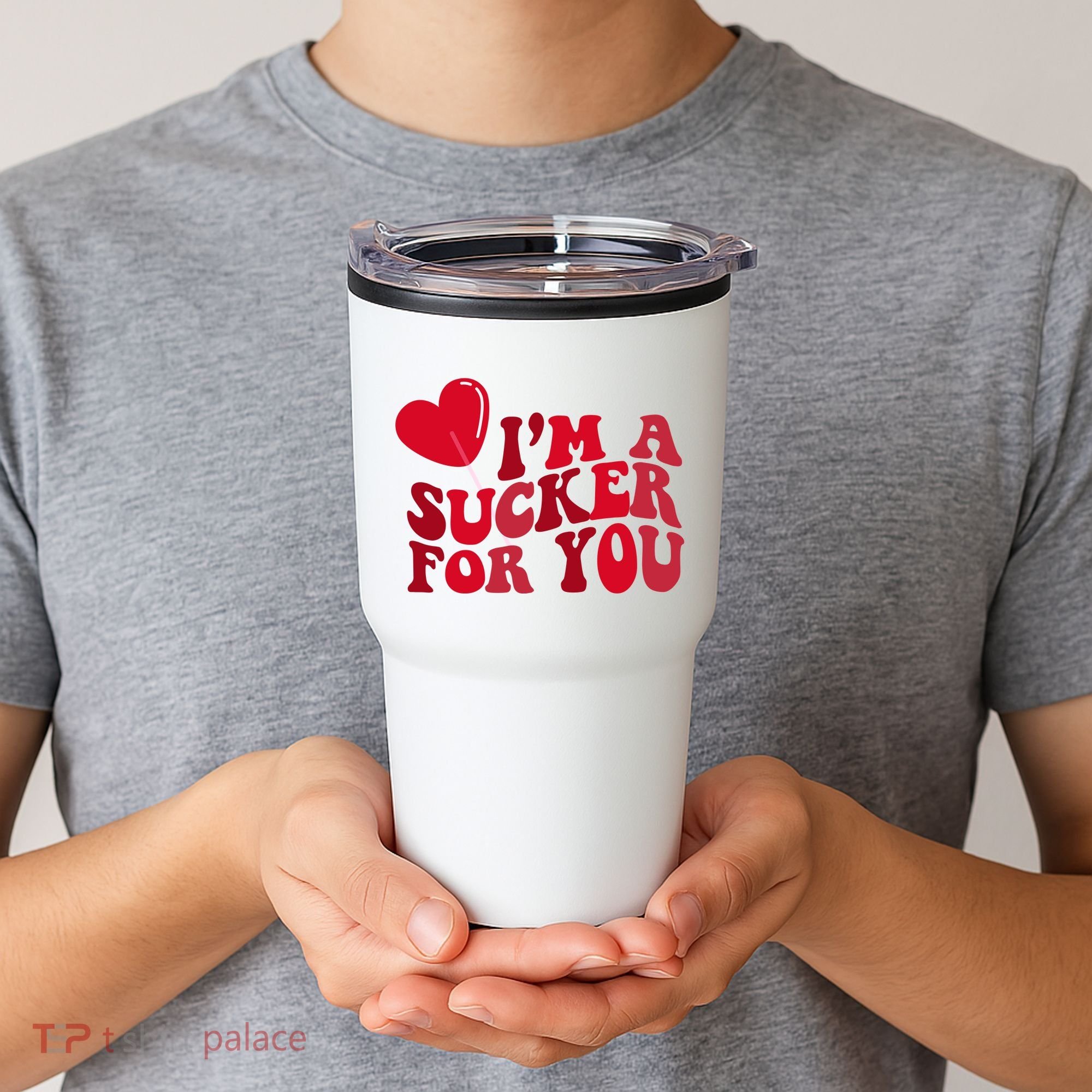 Im A Sucker For You Valentines Day Gift Retro Tumbler