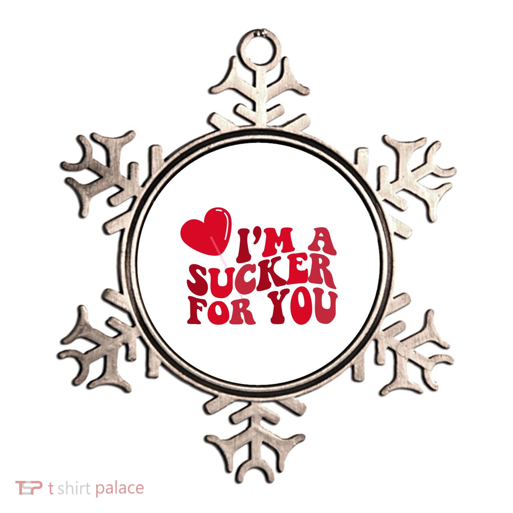 Im A Sucker For You Valentines Day Gift Retro Ornament