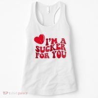 Im A Sucker For You Valentines Day Gift Retro Women's Tank Top thumb 0